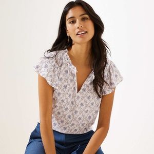 Flutter Sleeve Blouse | Petite Large